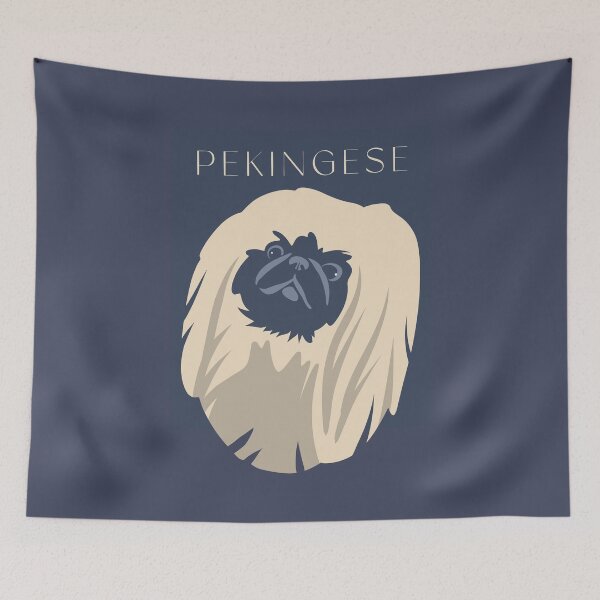 Item preview, Pekingese Dog Portrait designed and sold by IvysCreativityHouse.