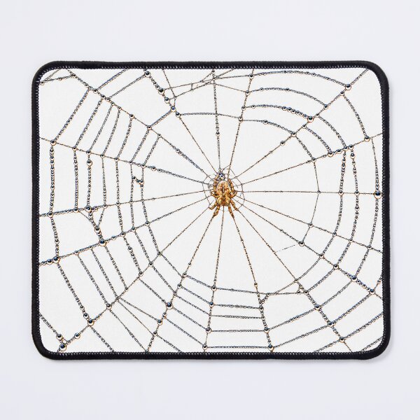 Item preview, Dew Covered Spider Web – Macro Nature Photography designed and sold by JanChryzostom.