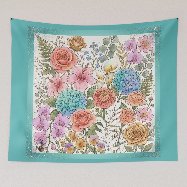 Item preview, Sacred Garden Floral Blessing and Inner Peace designed and sold by keythxctrs.
