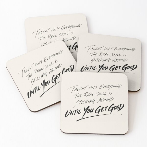Item preview, Talent Isn't Everything – Keep Going Growth Mindset Motivational Quote designed and sold by ManggaeJM.