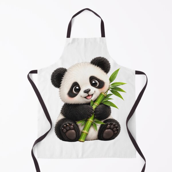Item preview, Cute Panda Eating Bamboo – Kawaii Baby Panda Art designed and sold by Appu6667.
