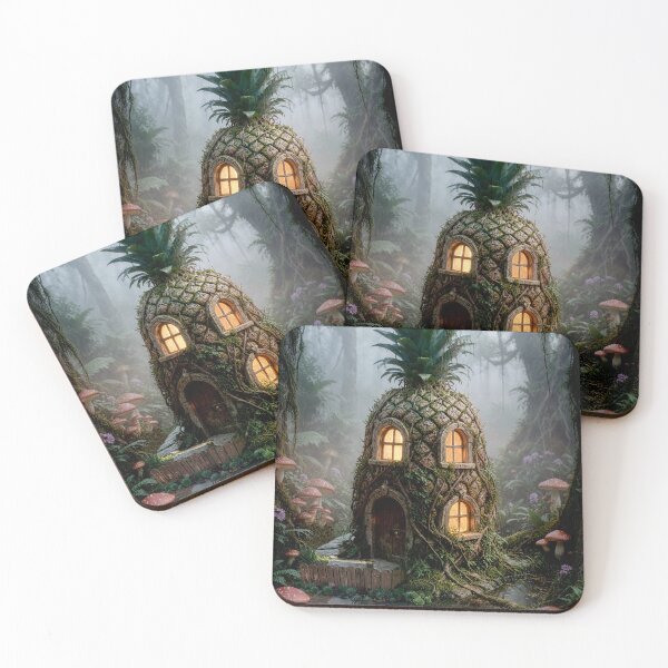 Item preview, The Whimsical Pineapple Sanctuary - Cottagecore Art designed and sold by Vhelir-Art.