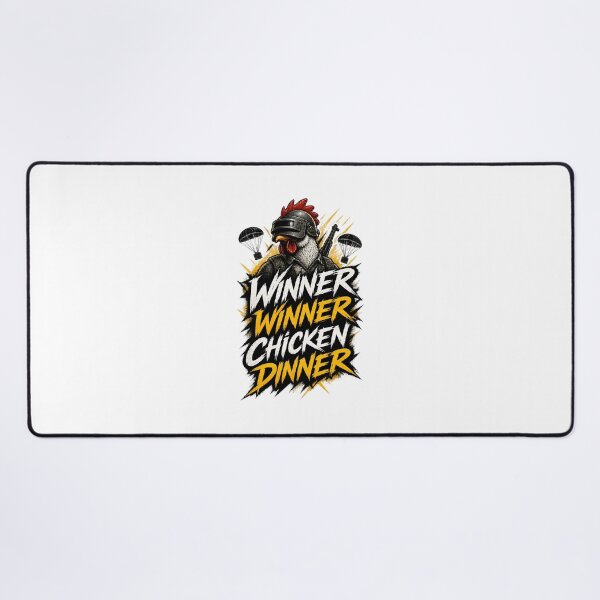 Item preview, Winner Winner Chicken Dinner PUBG Inspired Gaming Victory Design designed and sold by Bouajila.