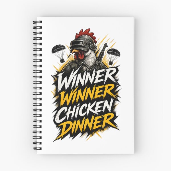Item preview, Winner Winner Chicken Dinner PUBG Inspired Gaming Victory Design designed and sold by Bouajila.