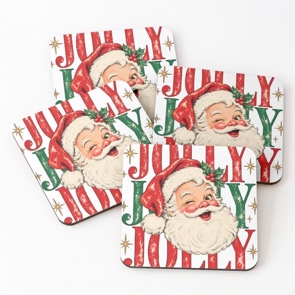 Item preview, Jolly Santa Christmas Vintage Christmas Holly Distressed Holiday Party 2026 designed and sold by AlvinObrien.