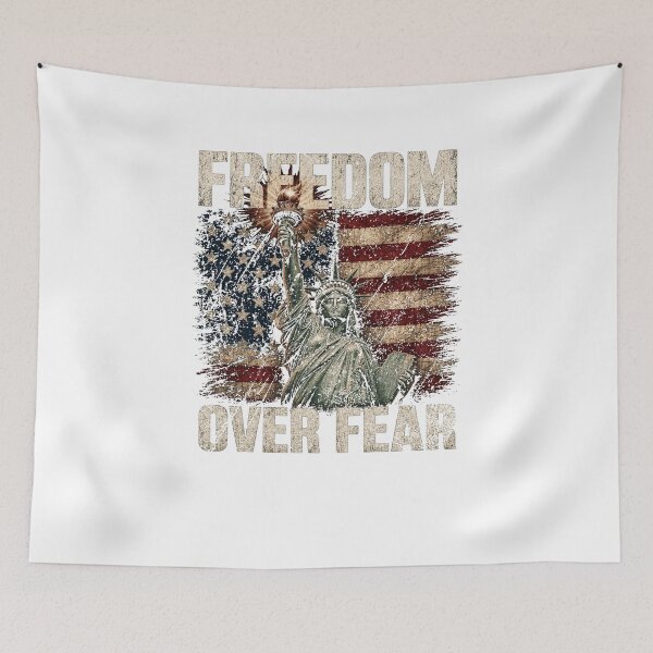 Item preview, Freedom Over Fear Lady Liberty designed and sold by ParkerDuerson.