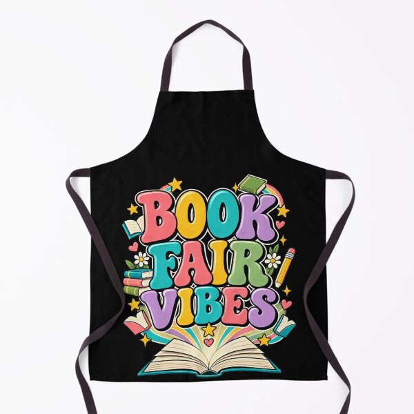 Item preview, Book Fair Vibes – Colorful Reading Teacher Librarian Book Lover Design designed and sold by PosiMCreations.