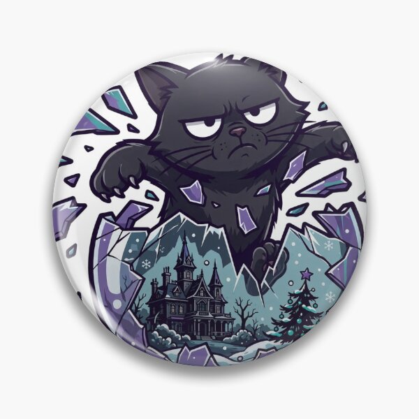 Item preview, Haunted Snow Globe: Gothmas Cat Christmas designed and sold by Odd-jack.