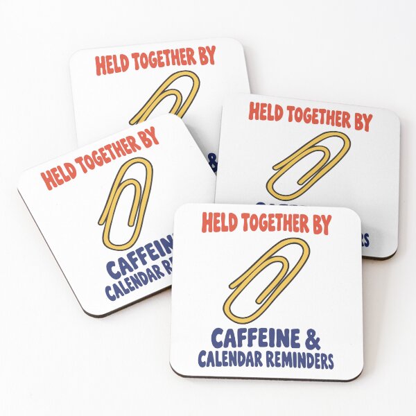 Item preview, Held Together by Caffeine and Calendar Reminders designed and sold by sdcreations210.