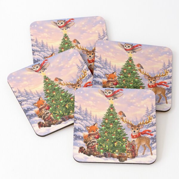 Item preview, Christmas Tree Friends: A Woodland Holiday designed and sold by ImagineNature.