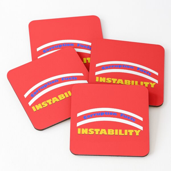 Item preview, Corruption Fuels Instability – Anti-Corruption Awareness designed and sold by annenambiro.
