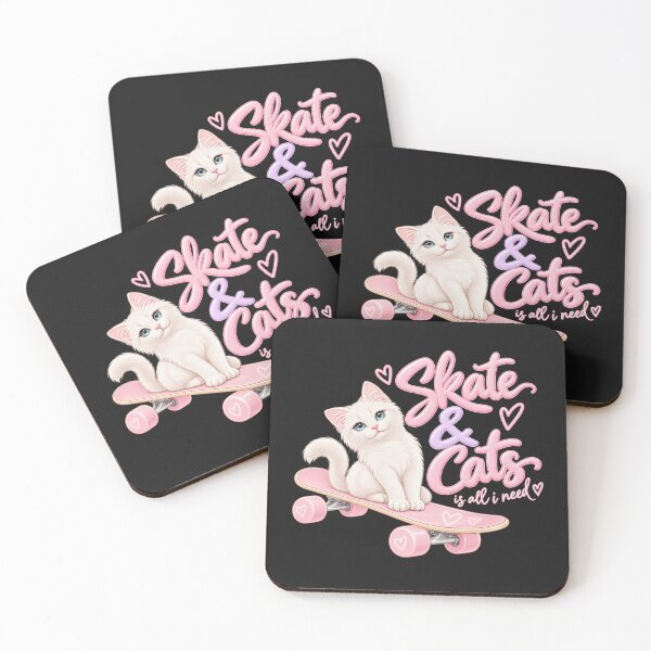 Item preview, Skate & Cats is all I need! designed and sold by Danielle Official.