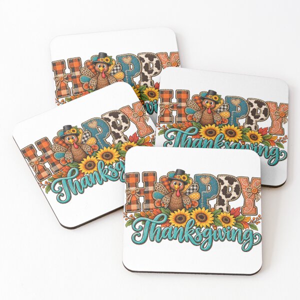 Item preview, Happy Thanksgiving Turkey with Sunflowers – Rustic Fall Harvest Design designed and sold by WILLIAMS-BR.