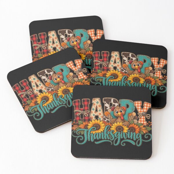Item preview, Happy Thanksgiving Turkey with Sunflowers – Rustic Fall Harvest Design designed and sold by WILLIAMS-BR.