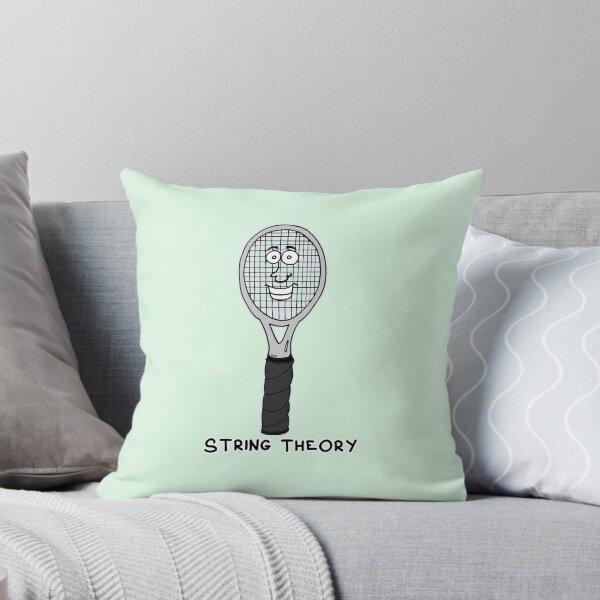 Item preview, String Theory | Funny Tennis Visual Pun Physics Sticker designed and sold by MyxaART.