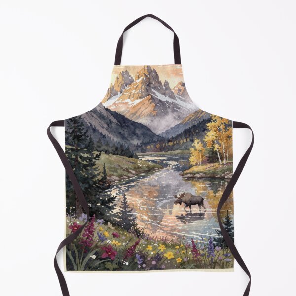 Item preview, Bridger National Forest Wyoming Vintage Watercolor Travel designed and sold by Teelogic.