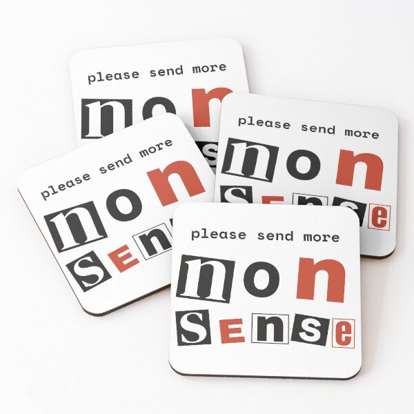 Item preview, Please Send More Nonsense Funny Typography Quote designed and sold by Tad & smidgen.