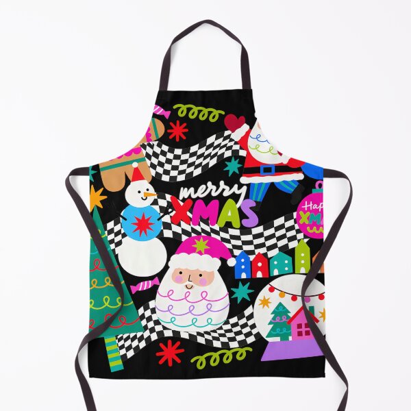 Item preview, Preppy Santa Snowman Collage Tis the Season Pink Santa Holiday designed and sold by AlvinObrien.