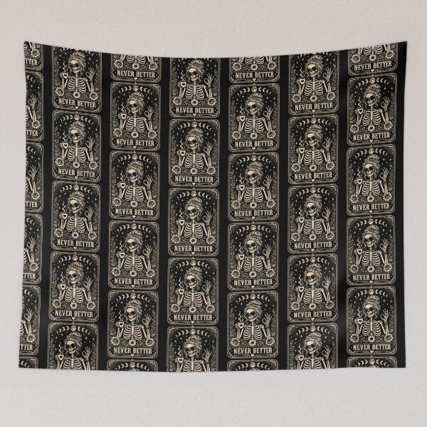 Item preview, Never Better Skeleton Coffee Lover designed and sold by serialcarachts.
