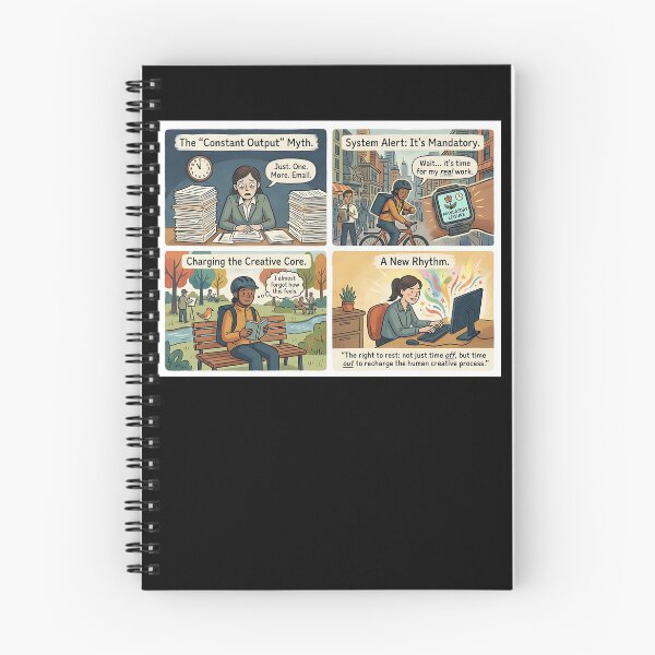 Item preview, Becoming a more productive and creative person through conscious breaks designed and sold by Mianku | Für das Leben.