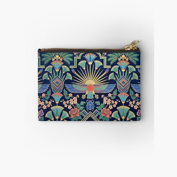 Item preview, Art Deco Maximalist Egyptian & Chinoiserie Silk Brocade Pattern designed and sold by Sybille-Yates.