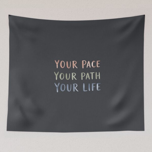 Item preview, Your Pace Your Path Your Life – Slow Living and Self Growth Quote designed and sold by ManggaeJM.