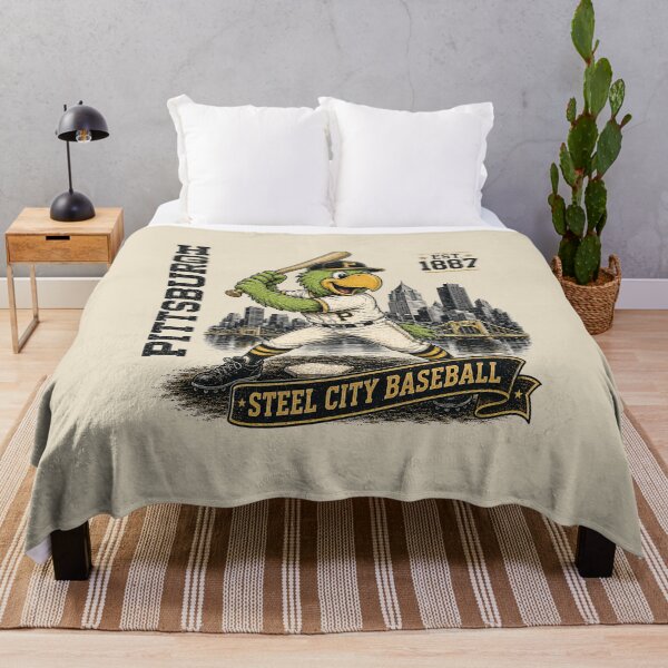 Item preview, Pittsburgh Steel City Baseball Vintage Parrot Mascot designed and sold by GhostDawgs.