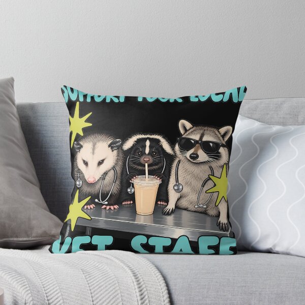Item preview, Vet Staff Raccoon Possum Veterinarian Clinic Medicine Vet Med designed and sold by AlvinObrien.