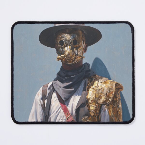 Item preview, Steampunk Cowboy Gunslinger – Brass Mechanical Arm Western Sci-Fi Art designed and sold by GSizzle1.