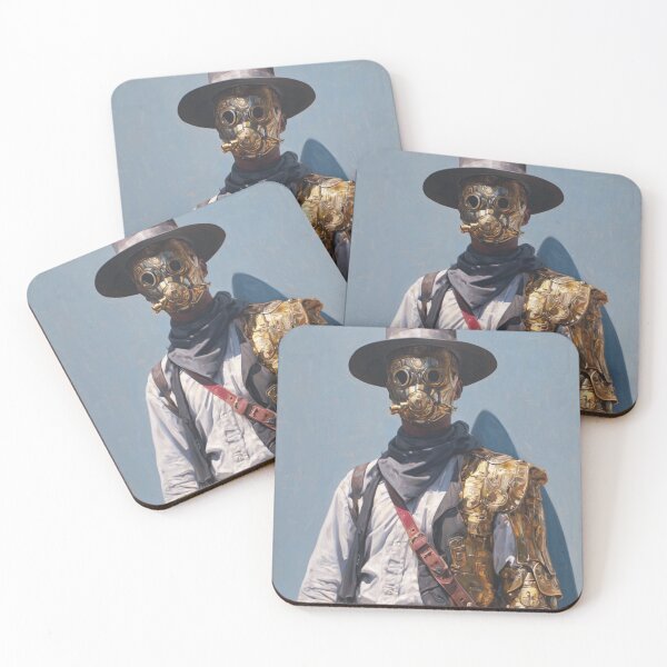 Item preview, Steampunk Cowboy Gunslinger – Brass Mechanical Arm Western Sci-Fi Art designed and sold by GSizzle1.