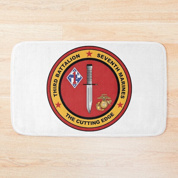 Item preview, 3rd Battalion 7th Marines "The Cutting Edge" Patch designed and sold by CharlieDesings.