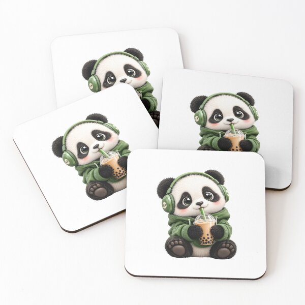 Item preview, Cute Panda Bubble Tea – Kawaii Boba Tea Lover designed and sold by Vayro cartoons.