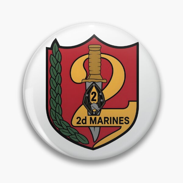 Item preview, 2nd Marines Regiment Insignia Patch designed and sold by CharlieDesings.