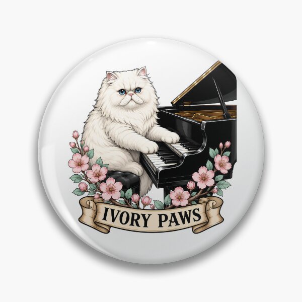 Item preview, Ivory Paws Cat Piano Classical Music designed and sold by Old's Cool Cat Studio.