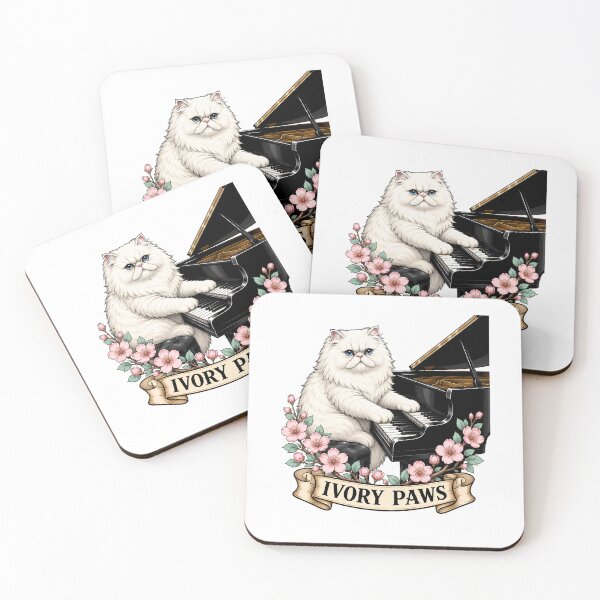 Item preview, Ivory Paws Cat Piano Classical Music designed and sold by Old's Cool Cat Studio.