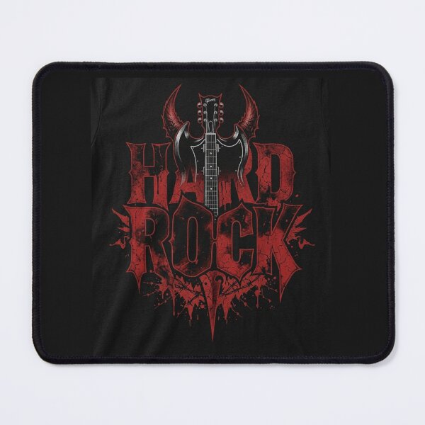 Item preview, Hard Rock Guitar – Heavy Metal Distressed Red Rock Music Design designed and sold by ArthurShu.