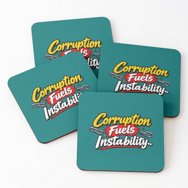 Item preview, Corruption Fuels Instability – Justice and Accountability designed and sold by annenambiro.