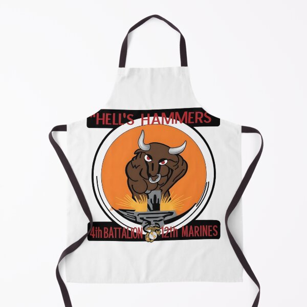 Item preview, 4th Battalion 12th Marines "Hell's Hammers" Patch designed and sold by CharlieDesings.