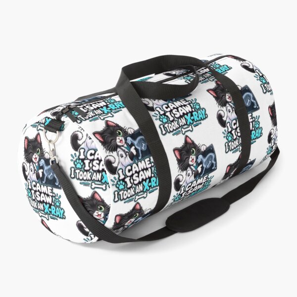 Item preview, I Came I Saw I Took an X-Ray – Funny Veterinary Radiology Cat designed and sold by Bettybee00.