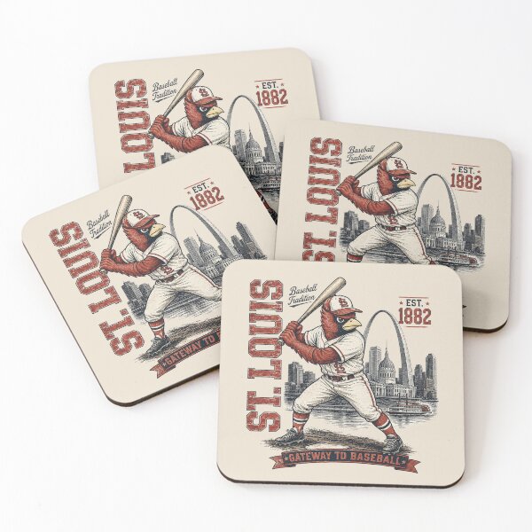 Item preview, Vintage St. Louis Baseball Cardinal Mascot designed and sold by GhostDawgs.