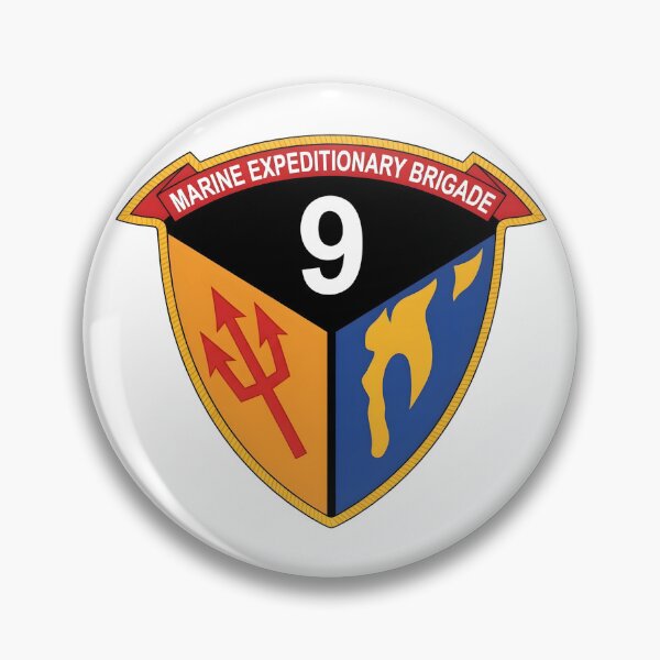 Item preview, 9th Marine Expeditionary Brigade Patch designed and sold by CharlieDesings.