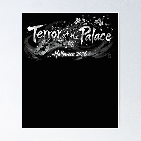 Item preview, Terror At The Palace Halloween 2026 designed and sold by Chromatic-Cubes.