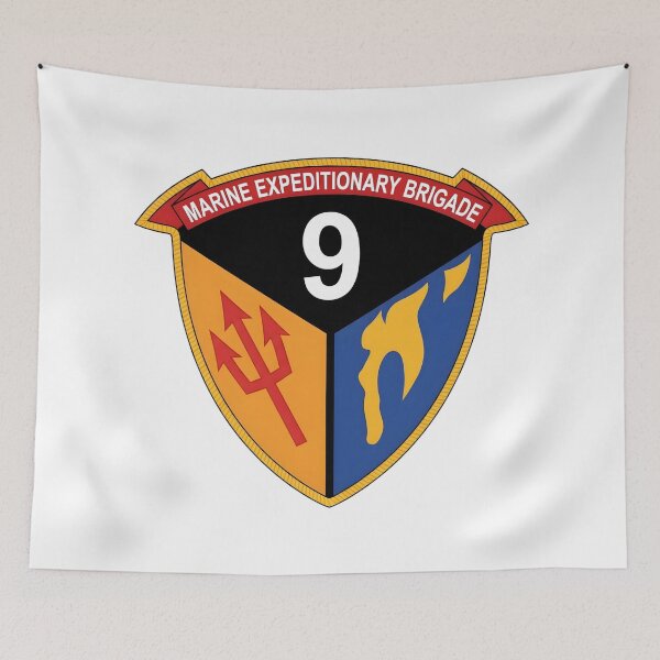 Item preview, 9th Marine Expeditionary Brigade Patch designed and sold by CharlieDesings.