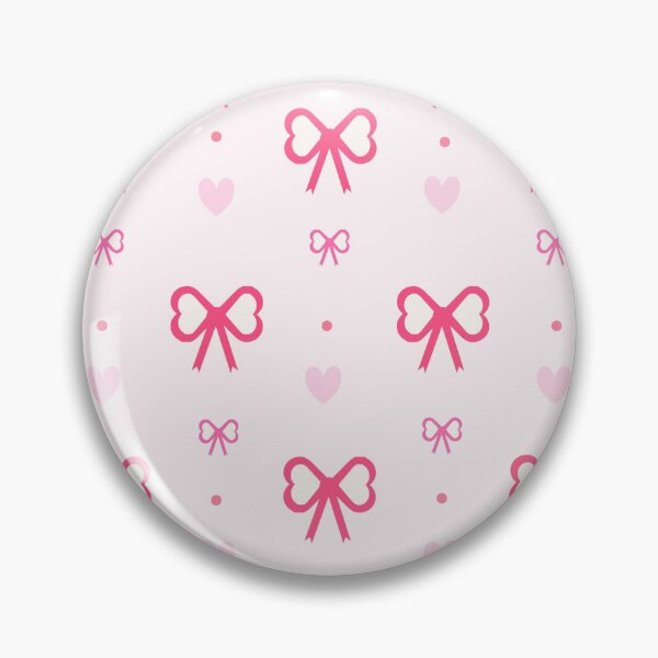Item preview, Pink Coquette Bows and Tiny Hearts on Soft Pink designed and sold by katerin17.