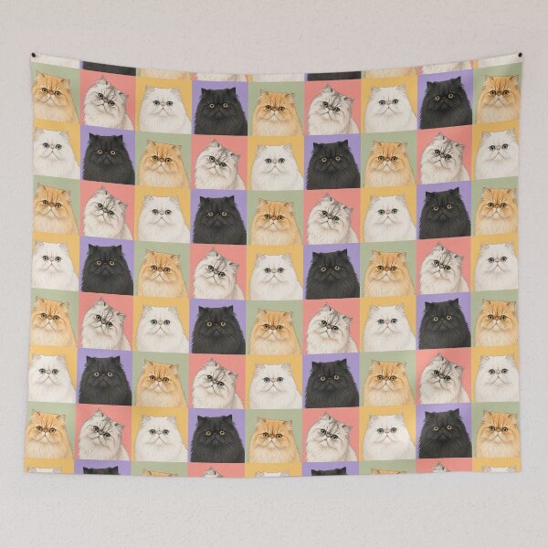 Item preview, Resting Persian (Cat) Face Club designed and sold by pixiedustpaint.