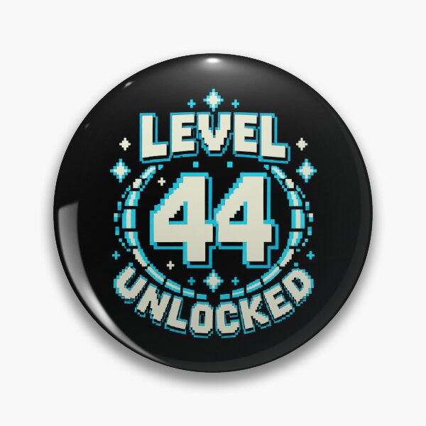 Item preview, Level 44 Unlocked Birthday Gamer Forty Four designed and sold by FolkGraphics.