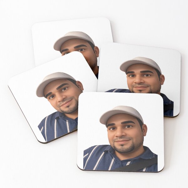 Item preview, White Cap Bearded Man Portrait designed and sold by AksNoor116.
