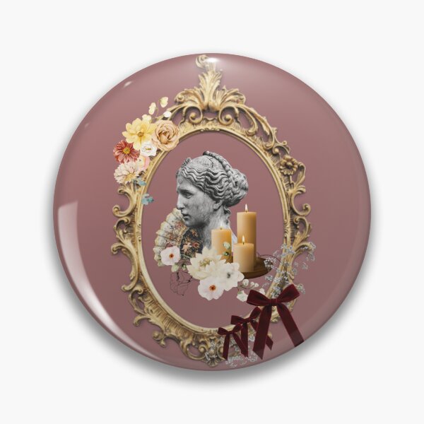 Item preview, Candlelight statue portrait, digital doodle, collage art designed and sold by GiSilver.