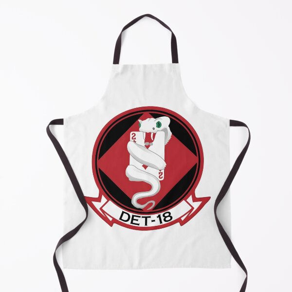 Item preview, Detachment 18 "DET-18" White Snake Playing Card Patch designed and sold by CharlieDesings.