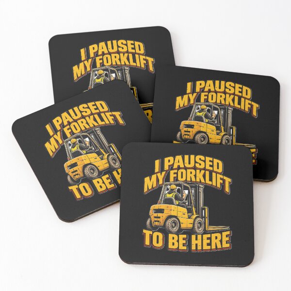 Item preview, I Paused My Forklift to Be Here – Funny Forklift Driver designed and sold by RetroNibylander.